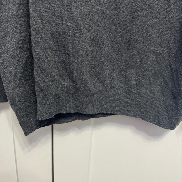 Polo by Ralph Lauren Men's Gray 1/4 Zip Wool Sweater Gray Size 2XLT Cozy Soft - Picture 4 of 8